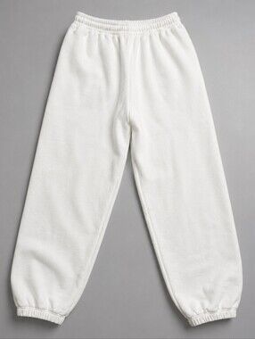 Jordan Flight Fleece Joggers Loose Sweatpants Women  Cream Beige Athletic Size 6